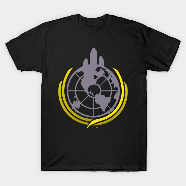 helldivers superearth T-Shirt by rahalarts